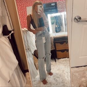 Zara/ Mid rise/ full length/ size 2